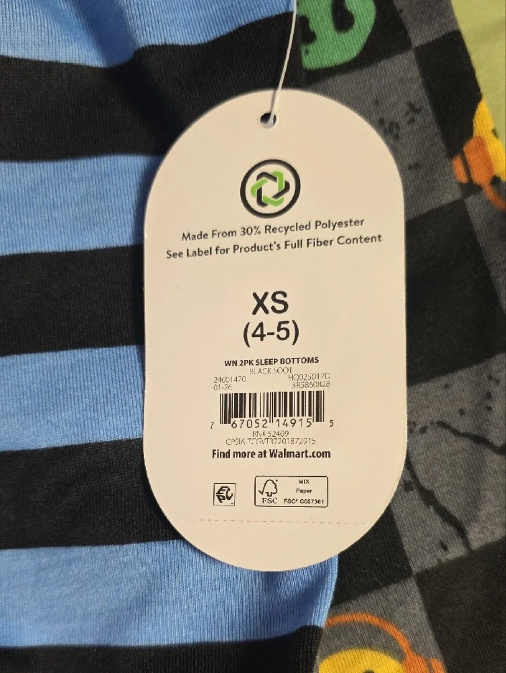 Wonder Nation Boys Sleep Pants and Shorts Set, Sz 4/5